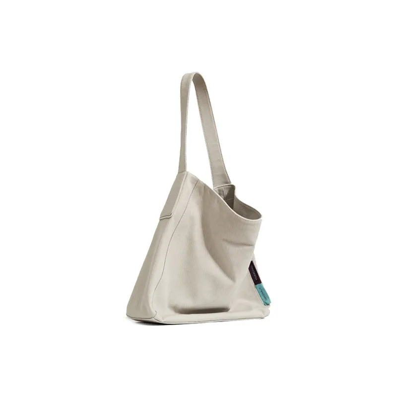 YUMCHIC 100% Cotton Twill Canvas Handbag Shoulder Bag Large Size Women's Multicolor-9