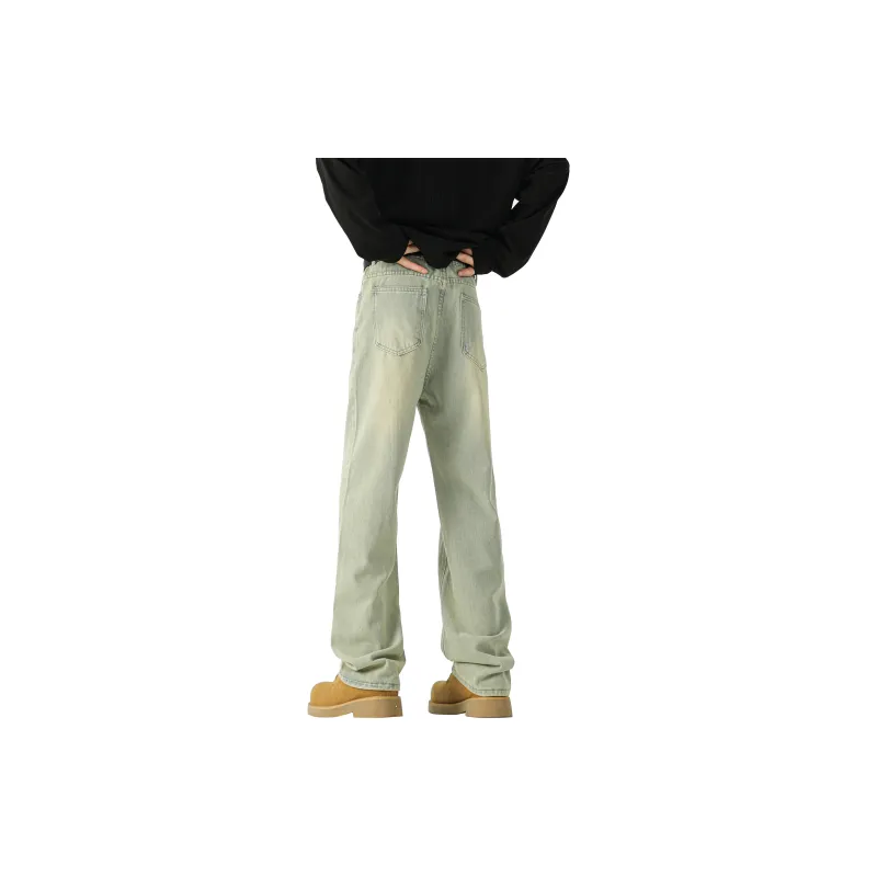 LA'T.WEEKEND Jeans Unisex Yellow Mud-1