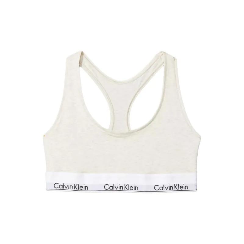 CALVIN KLEIN Bra Women's Oats Heather Flower-0