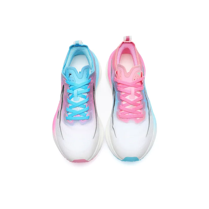 TREEPERI Running Shoes Unisex Low Top Pink/Blue/White-4
