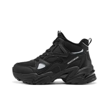 Skechers DLITES Breathable And Resilient High Top Casual Running Shoes Women's Black