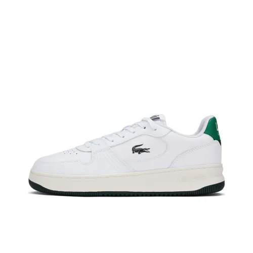 LACOSTE Anti Slip And Wear Resistant Lightweight Low Top Skateboard Shoes Men's complete 10019871-A01 Green