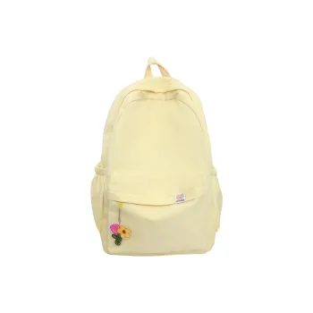 GOX Nylon Backpack Regular Women's Ecru/Black/Purple/Pink/Green/Blue/Yellow