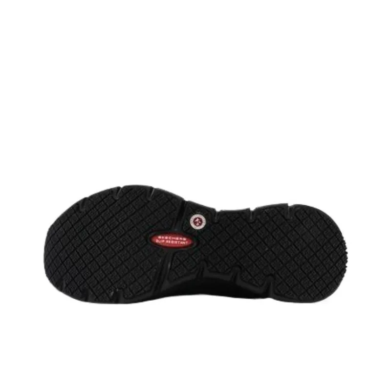 Skechers ARCH FIT SR Slip-Resistant Low-Top Casual Shoes Men's Black-4