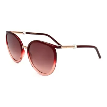 CarolinaHerrera Polyamide Round Sunglasses Women's Red