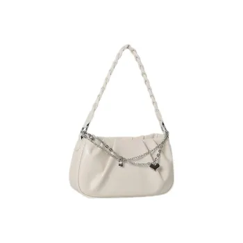 Carksky PU Portable Crossbody Bag, Shoulder Bag Regular Women's White/Yellow/Black