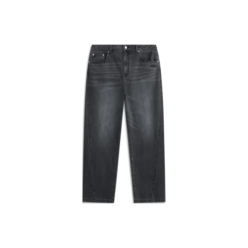 LiNing Sports Life Collection Jeans Men's Obsidian Gray