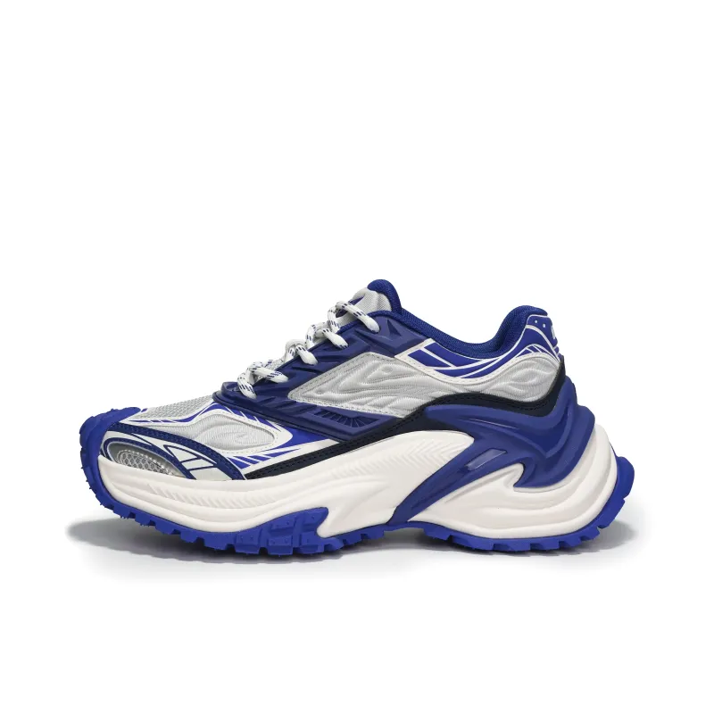 OGR Abrasion Resistant Breathable Height Increasing Low Top Running Shoes Unisex Luo Blue-0