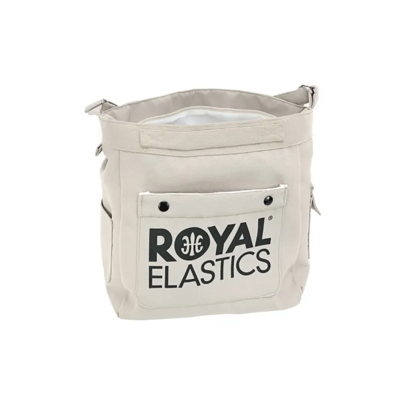 ROYAL ELASTICS Canvas Canvas Bag Shoulder Bags Regular Unisex Black/White-1