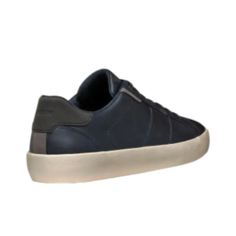 GEOX Anti Slip Wear Resistant Low Top Skateboard Shoes Men's Black-5