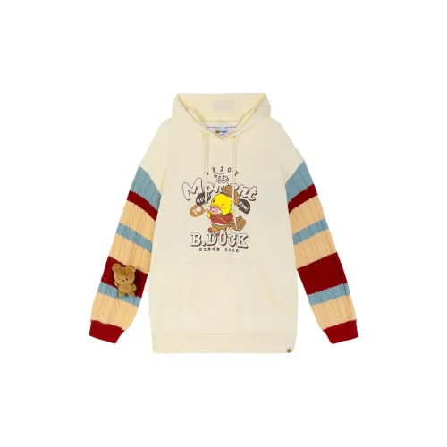 B.Duck Sweatshirts Women's Patchwork Color