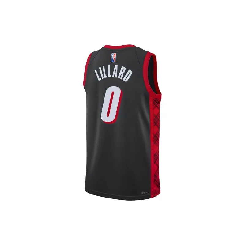 Nike Nba Portland Trail Blazers City Edition Mixtape Damian Lillard Maillot Jersey-1