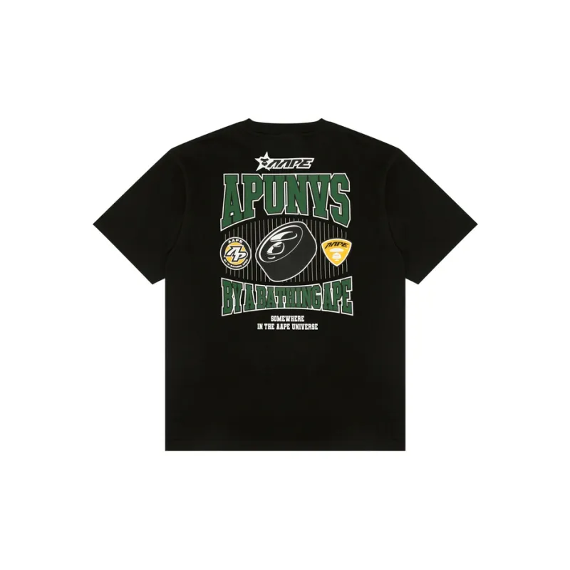 Aape Moonface Logo College T shirt-1