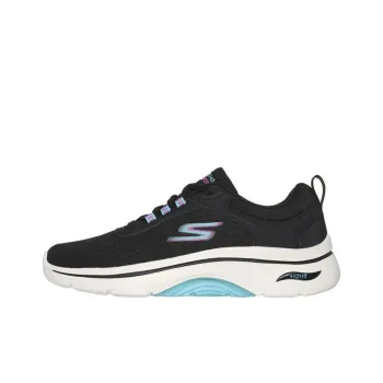 Skechers Go Walk Arch Fit Anti Slip Wear Resistant Low Top Casual Shoes Women's Black