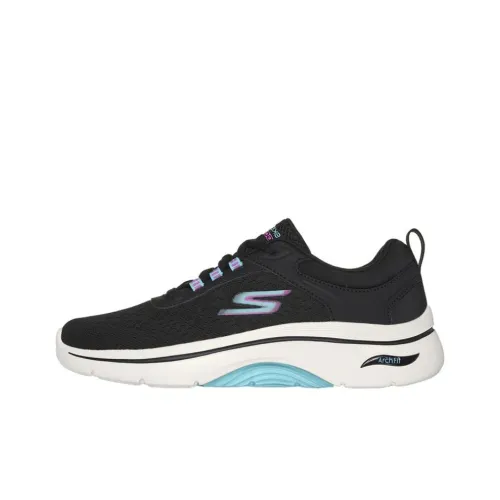 Skechers Go Walk Arch Fit Casual Shoes Women's Low-Top Black/Blue