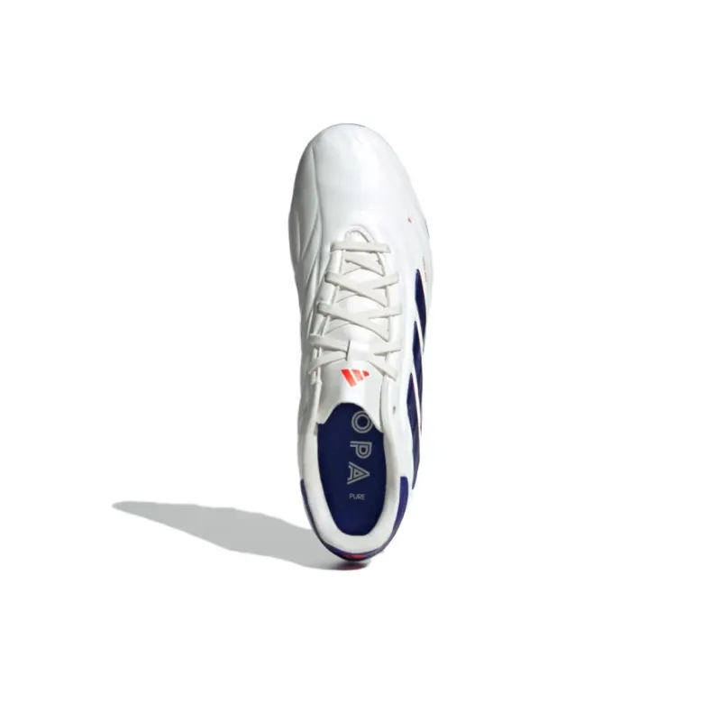 Adidas COPA PURE 2 Anti Slip Wear Resistant Soccer Shoes Men's White-2
