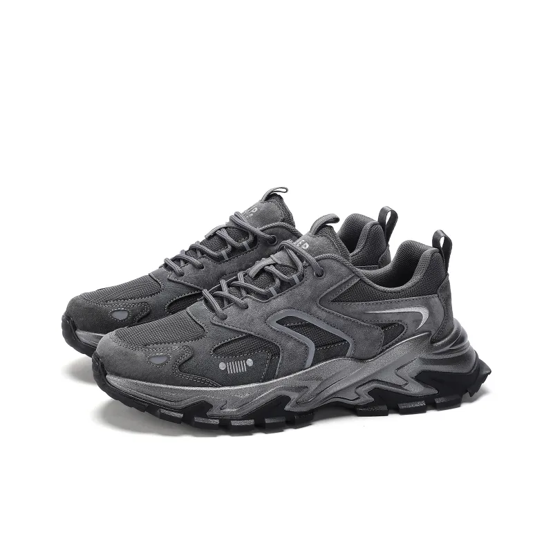 JEEP SPIRIT Anti Slip And Wear Resistant Height Increasing Low Top Chunky Sneakers Men's-4