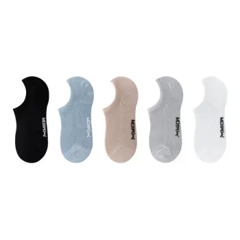 MIIOW No-Show Socks Men's 5 Pack