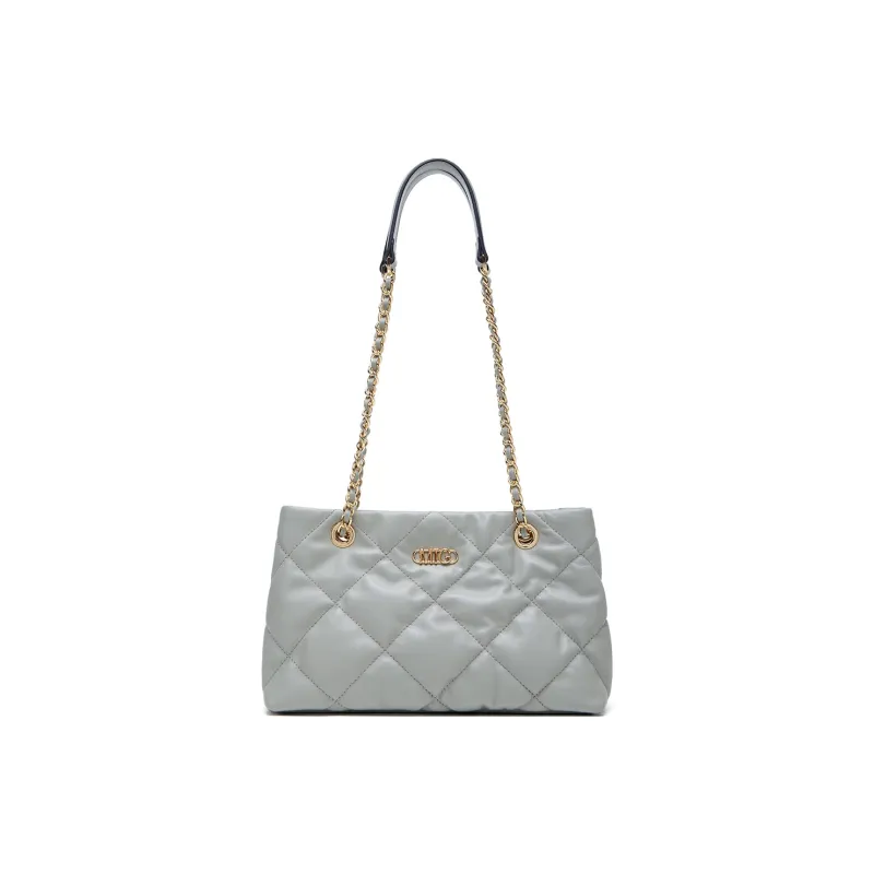 Montagut Sheepskin Chain Bag, Shoulder Bag Regular Women's Ecru/Light Green/Stone Gray/Acorn/Ice Coffee/Yellow/Black-9