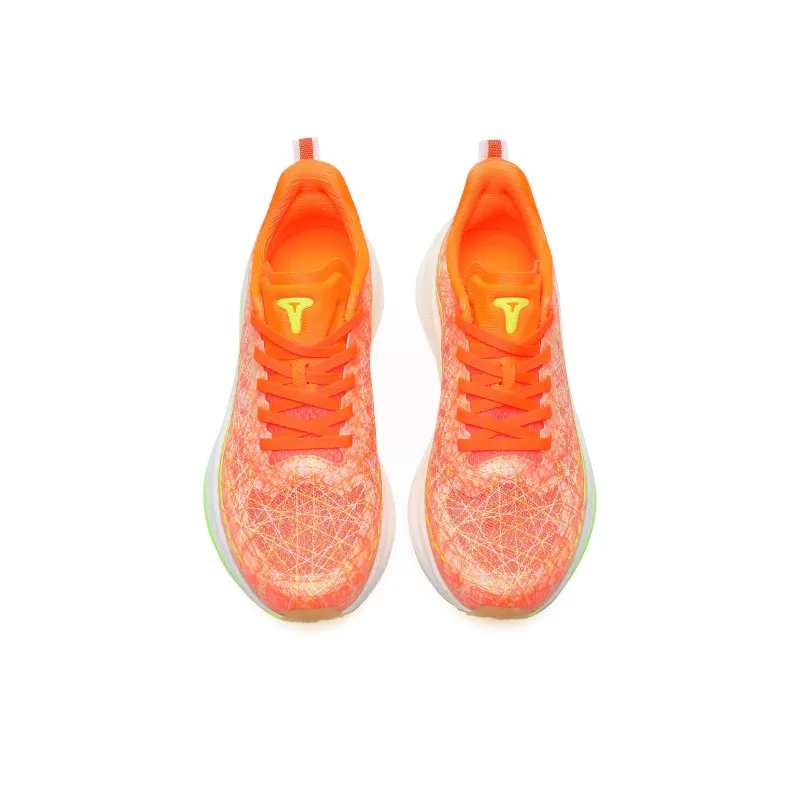 TREEPERI Running Shoes Unisex Low-Top Orange/Yellow/White-4