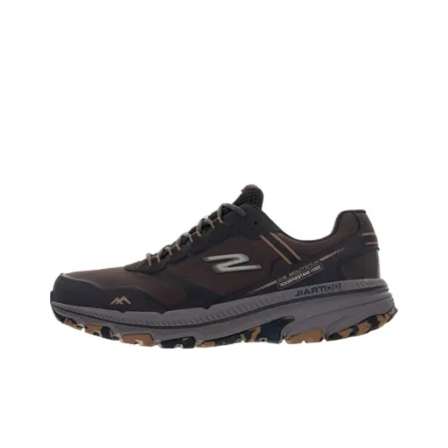 Skechers Go Run Trail Running Shoes Men Low-Top Brown