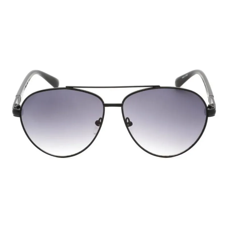 GUESS Aviator Sunglasses Men's Black-1