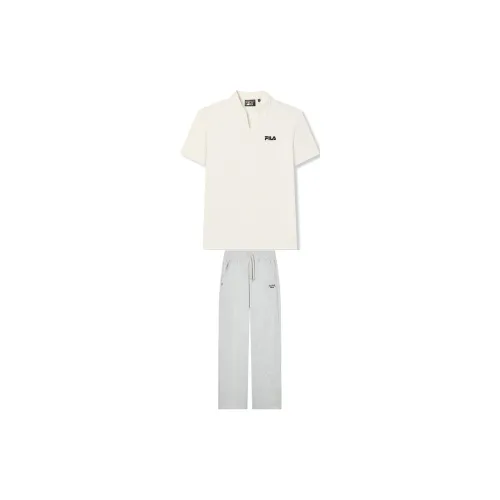 FILA Casual Suits Women's Oatmeal White/Ivory Heather Gray