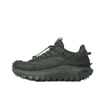 Moncler Trailgrip GTX Low Top Casual Shoes 4.5cm Men's Dark Green