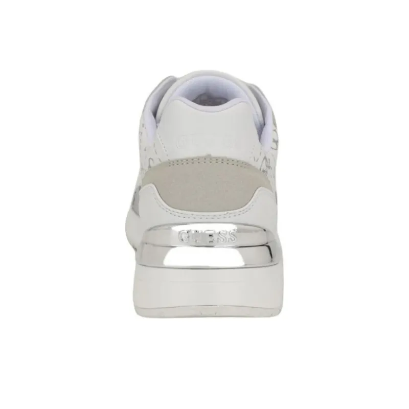 GUESS Quattro G Low-Top Casual Shoes Women's White-4
