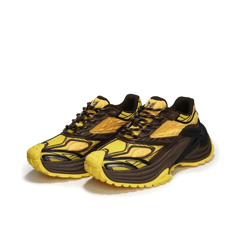OGR Height Increasing Breathable Abrasion Resistant Low Top Running Shoes Unisex Teresa Yellow-1