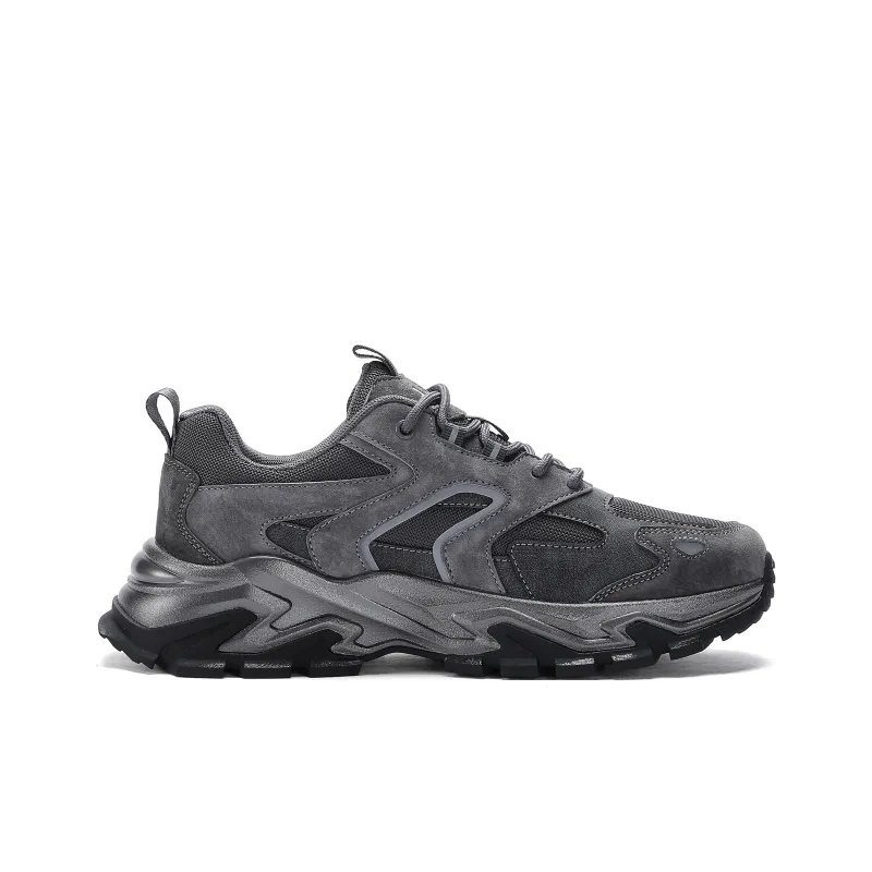 JEEP SPIRIT Anti Slip And Wear Resistant Height Increasing Low Top Chunky Sneakers Men's-3