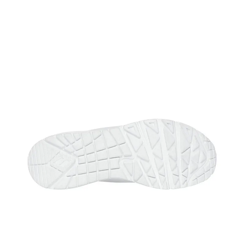 Skechers Uno Anti Slip Wear Resistant Low Top Casual Shoes Women's White-4