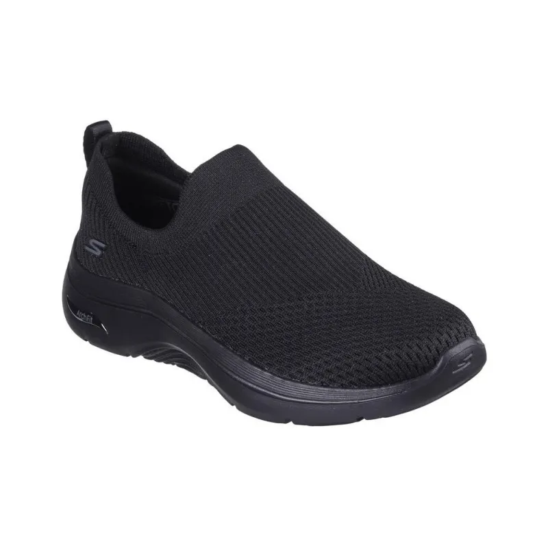 Skechers Go Walk Arch Fit Slip Resistant And Breathable Low Top Casual Shoes Women's Black-2