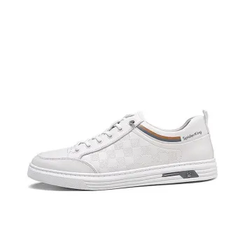 Spider King Low Top Skateboard Shoes Men's White