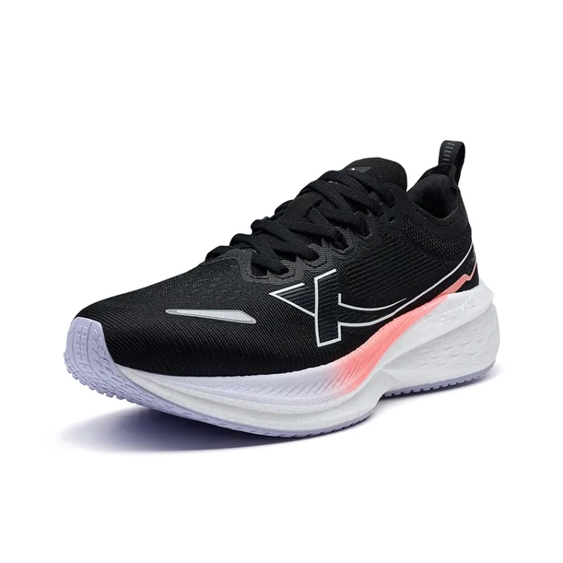 XTEP Five point Speed 2.0 Cushioning Low Top Long Distance Running Shoes Women's Black-1