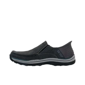 Skechers Expected Cushioning Impact Resistant Low Top Casual Shoes Men's Gray