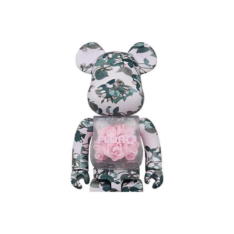BE@RBRICK Flor@ Pink Rose 4-1