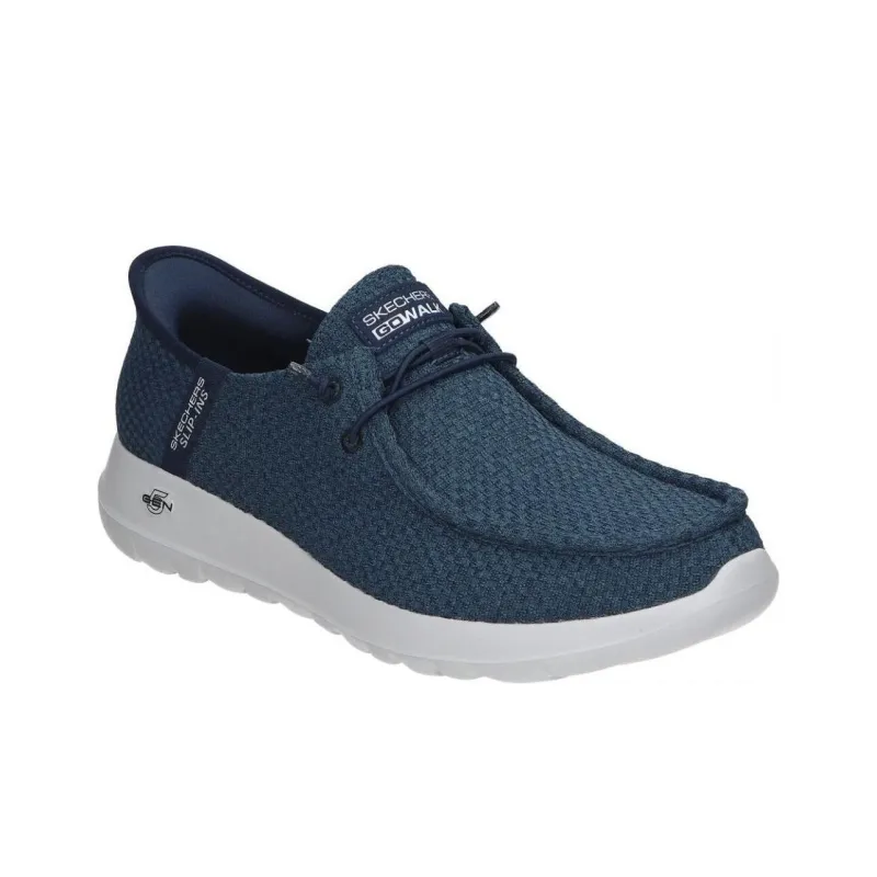 Skechers MEN'S GO WALK Wear Resistant Low Top Casual Shoes Men's Blue-2