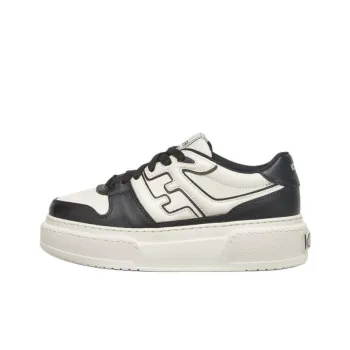 FENDI Match Platform White Black Women's