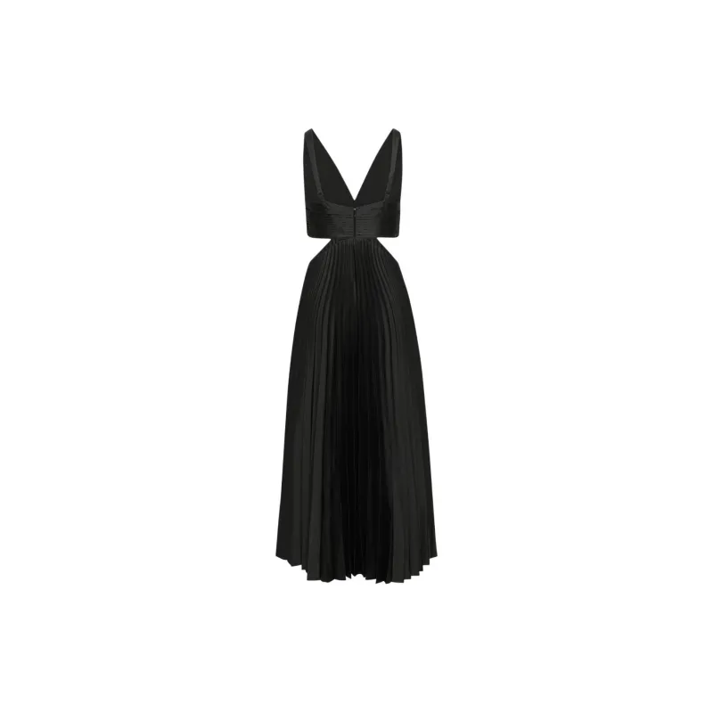 ARITZIA SS24 Ten Showpiece Satin Dress Slip Dresses Women's BLACK/Black-1
