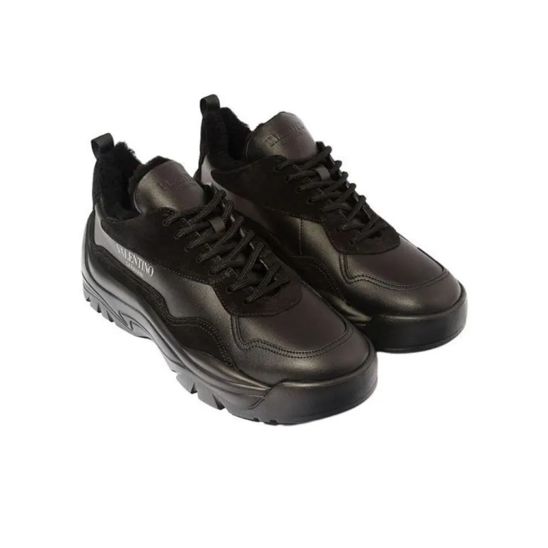 Valentino Gumboy Low Top Casual Shoes Men's Black-2