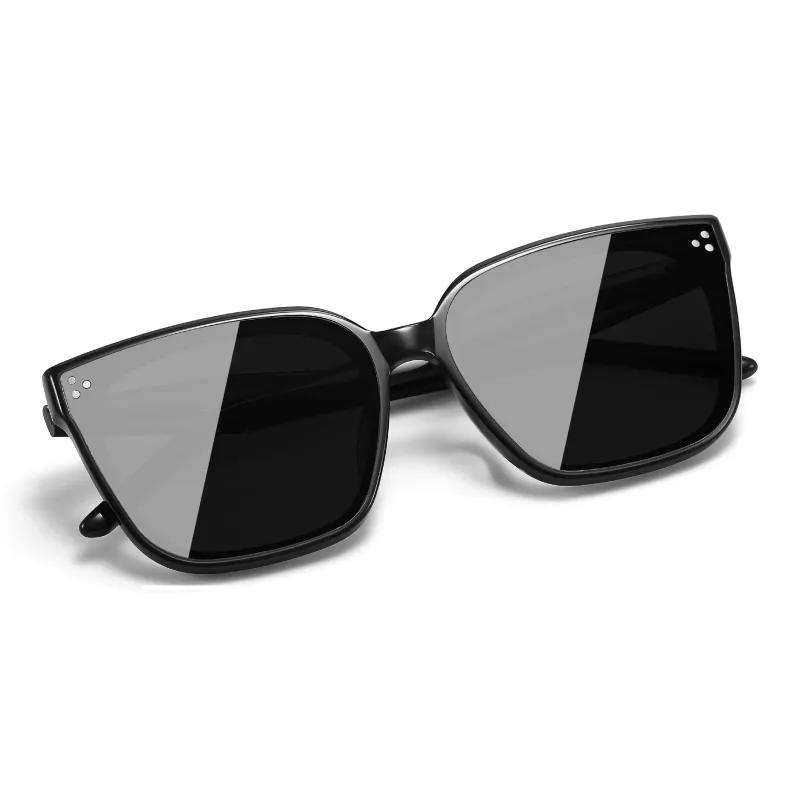 SUYAN Plate Frame Square Sunglasses Unisex-1