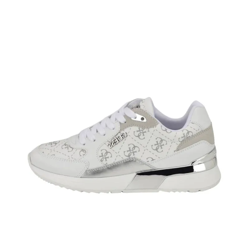 GUESS Quattro G Low-Top Casual Shoes Women's White-0