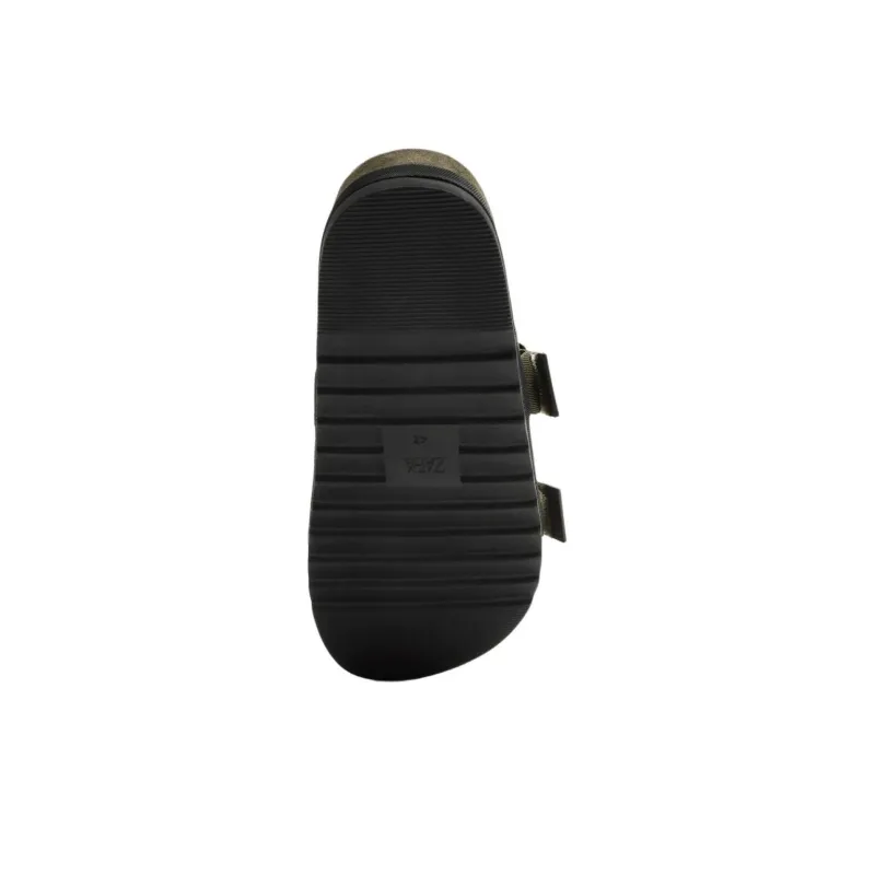 ZARA Slide Slippers Men's Green-4