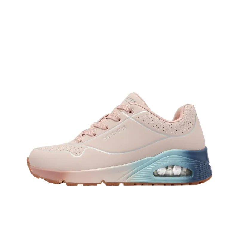 Skechers Wear-Resistant Low-Top Casual Shoes Women's Cherry Blossom Pink-0
