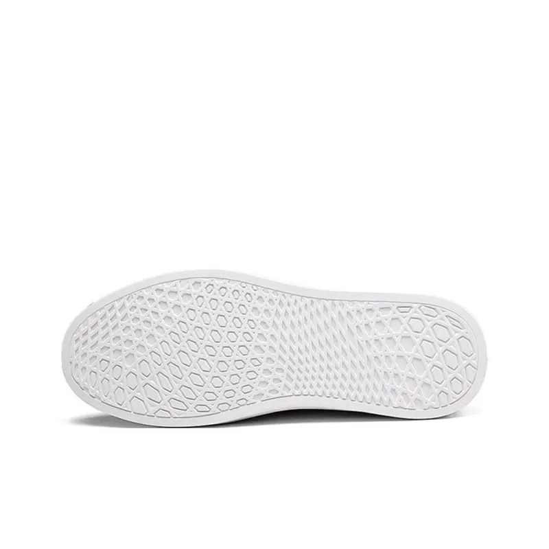 Spider King Low Top Skateboard Shoes Men's White-4