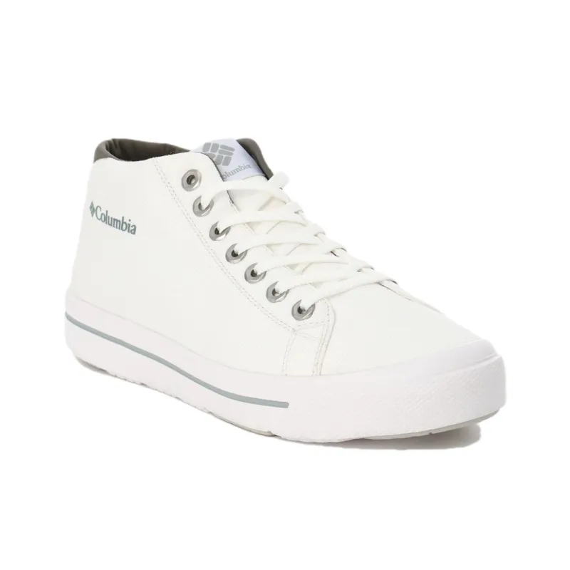 Columbia Slip Resistant Waterproof Mid Top Casual Shoes Unisex White-2