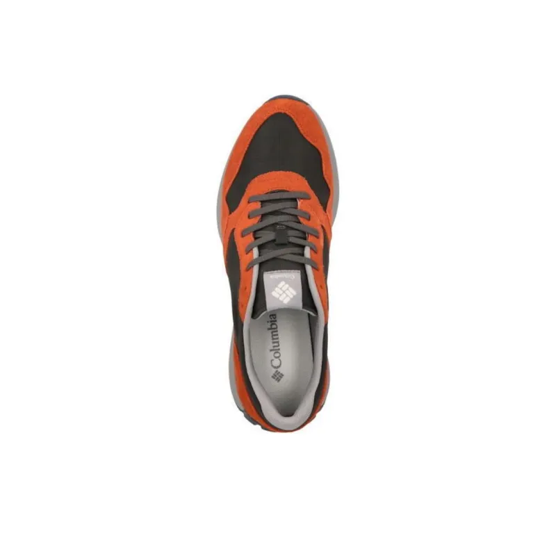 Columbia Anti Slip Wear Resistant Low Top Casual Shoes Unisex Orange Gray-4