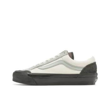 Vans Small Earth Durable Breathable Low Top Skateboard Shoes Men's White Black Green