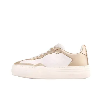 LOUIS VUITTON Groovy Low Top Skateboard Shoes Women's Gold